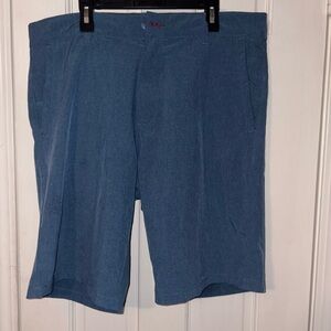 Burnside Men's Denim Blue Flat Front Shorts